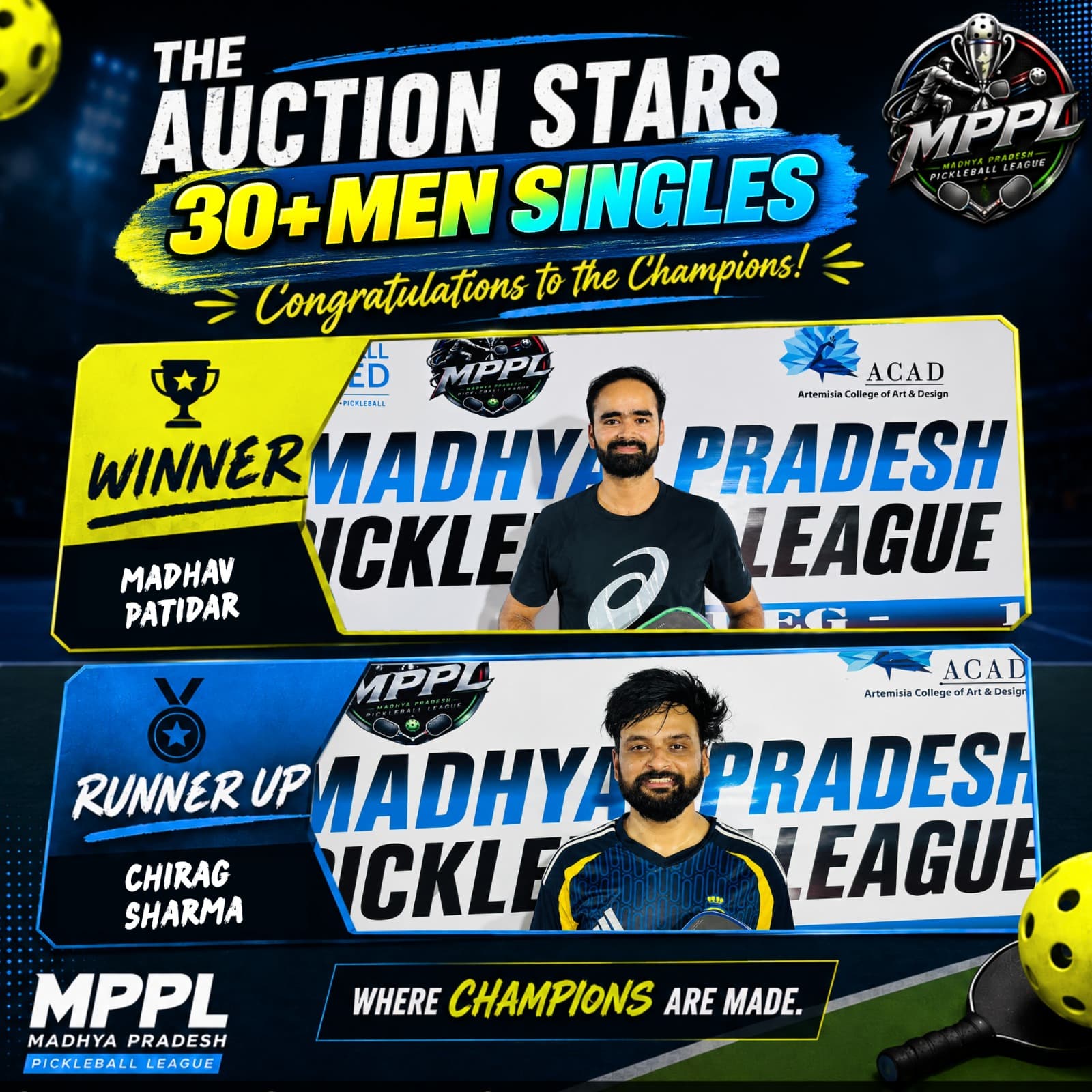 30+ Men Singles